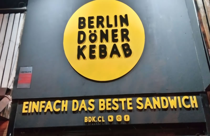 Döner Kebab en Santiago